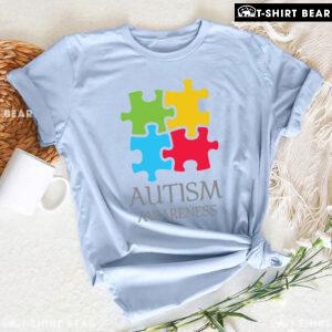 Colourful Autism Puzzle Pieces T-Shirt