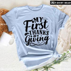 My First Thanksgiving Autumn Vibes T-Shirt