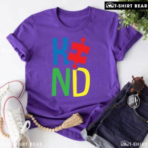 Kind Puzzle Piece Autism Awareness T-Shirt