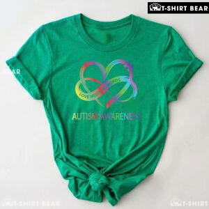 Love Needs No Words Autism Awareness Infinity Heart Sign T-Shirt