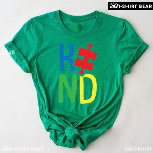 Kind Puzzle Piece Autism Awareness T-Shirt