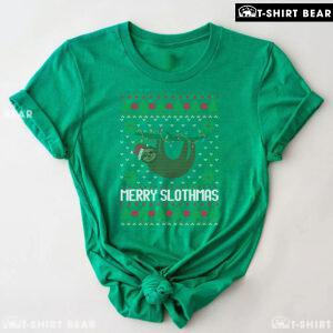 Merry Slothmas Sloth Ugly Christmas T-Shirt