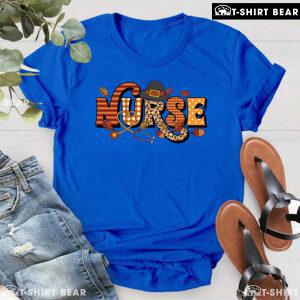 Nurse Thanksgiving Leopard T-Shirt
