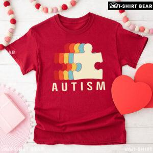 Autism Puzzle Pieces T-Shirt - Unisex Tee