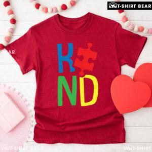 Kind Puzzle Piece Autism Awareness T-Shirt