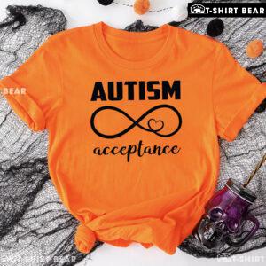 Autism Acceptance Infinity Heart Sign T-Shirt - Small Tee
