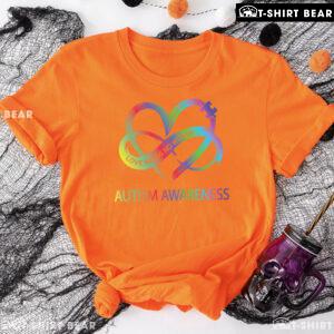 Love Needs No Words Autism Awareness Infinity Heart Sign T-Shirt