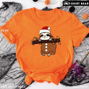 Santa Sloth Christmas T-Shirt - Kids Tee