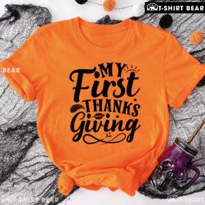 My First Thanksgiving Autumn Vibes T-Shirt