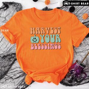 Harvest Your Blessings Pumpkin Thanksgiving T-Shirt