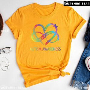 Love Needs No Words Autism Awareness Infinity Heart Sign T-Shirt