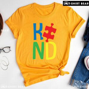 Kind Puzzle Piece Autism Awareness T-Shirt