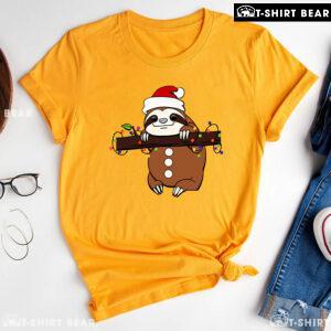 Santa Sloth Christmas T-Shirt - Kids Tee