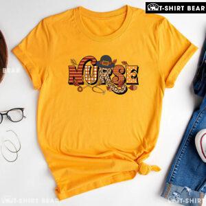 Nurse Thanksgiving Leopard T-Shirt