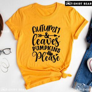 Autumn & Leaves Pumpkins Please T-Shirt