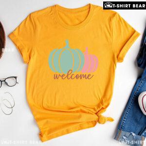 Welcome Pumpkins Thanksgiving T-Shirt