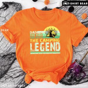 Dad The Man The Myth The Camping Legend Vintage T-Shirt