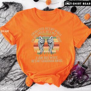 I Am His Wife He's My Guardian Angel Vintage T-Shirt