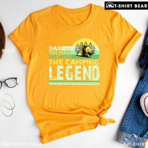 Dad The Man The Myth The Camping Legend Vintage T-Shirt