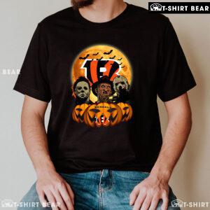 Michael Myers Freddy Krueger Jason Voorhees Cincinnati Bengals T-Shirt