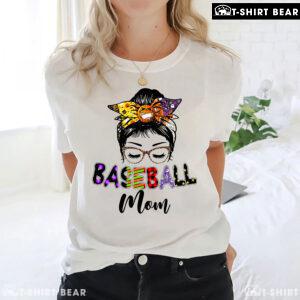 Halloween Baseball Mom For Baseball Lover T-Shirt