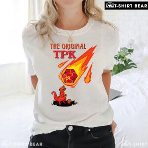 The Original TPK Dinosaur With Fire Dice Dungeons & Dragons For Game Lover T-Shirt