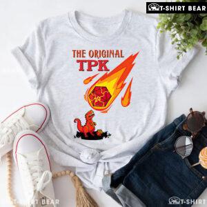 The Original TPK Dinosaur With Fire Dice Dungeons & Dragons For Game Lover T-Shirt