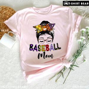 Halloween Baseball Mom For Baseball Lover T-Shirt