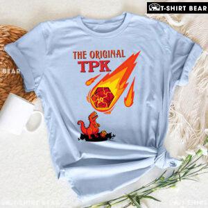 The Original TPK Dinosaur With Fire Dice Dungeons & Dragons For Game Lover T-Shirt