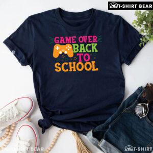Game Over Back To School Game Console Gamer Student T-Shirt