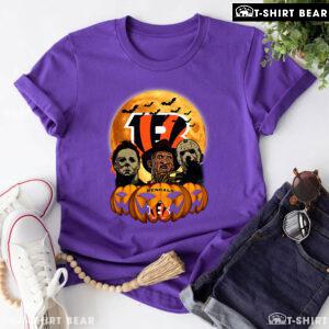 Michael Myers Freddy Krueger Jason Voorhees Cincinnati Bengals T-Shirt