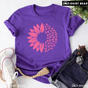 Sunflower Pink Ribbon Breast Cancer Awareness Sunflower T-Shirt