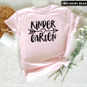 Kindergarten Student Teacher Arrow Heart Back To School T-Shirt