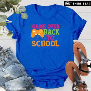 Game Over Back To School Game Console Gamer Student T-Shirt