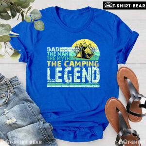 Dad The Man The Myth The Camping Legend Vintage T-Shirt
