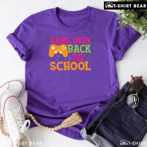 Game Over Back To School Game Console Gamer Student T-Shirt