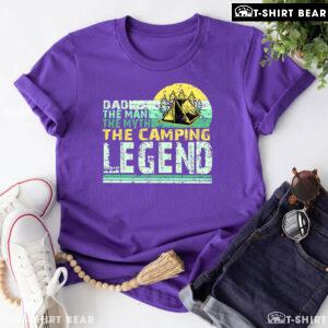 Dad The Man The Myth The Camping Legend Vintage T-Shirt