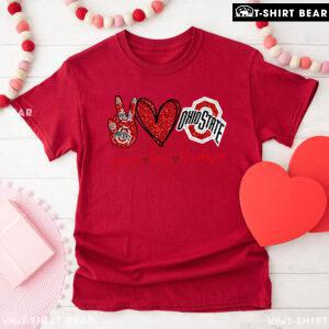 Peace Love Ohio State Buckeyes T-Shirt