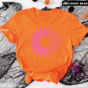 Sunflower Pink Ribbon Breast Cancer Awareness Sunflower T-Shirt