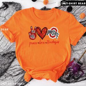 Peace Love Ohio State Buckeyes T-Shirt