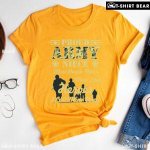Proud Army Niece Most People Never Meet Their Heroes I Call Mine Uncle T-Shirt