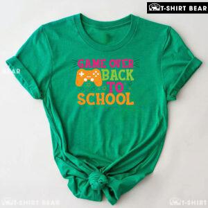 Game Over Back To School Game Console Gamer Student T-Shirt