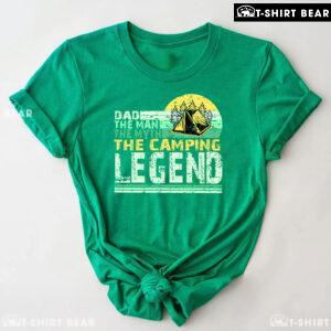 Dad The Man The Myth The Camping Legend Vintage T-Shirt