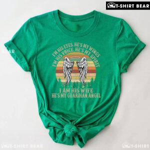 I Am His Wife He's My Guardian Angel Vintage T-Shirt