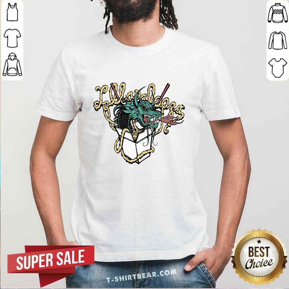 2024 Lollapalooza Vintage Dragon Takeout T-shirt
