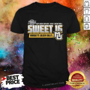 2024 NCAA Division I Men's Basketball Sweet 16 Marquette Golden Eagles T-shirt