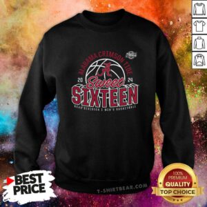 Alabama Crimson Tide 2024 NCAA Men's Basketball Tournament March Madness Sweet Sixteen Defensive Stance sweatshirt