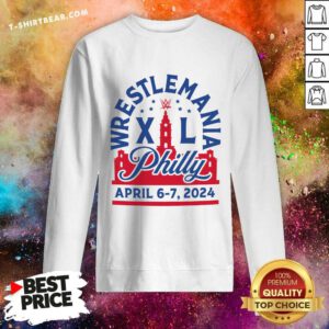 Wrestlemania 40 Philly Tri-Blend sweatshirt