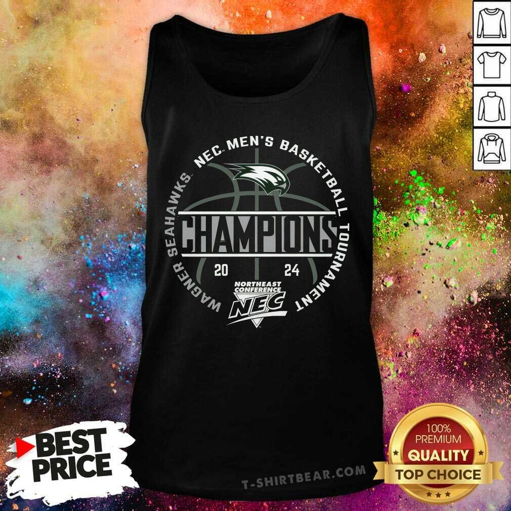 Wagner College Men's Basketball 2024 Northeast Tournament Champions tank-top