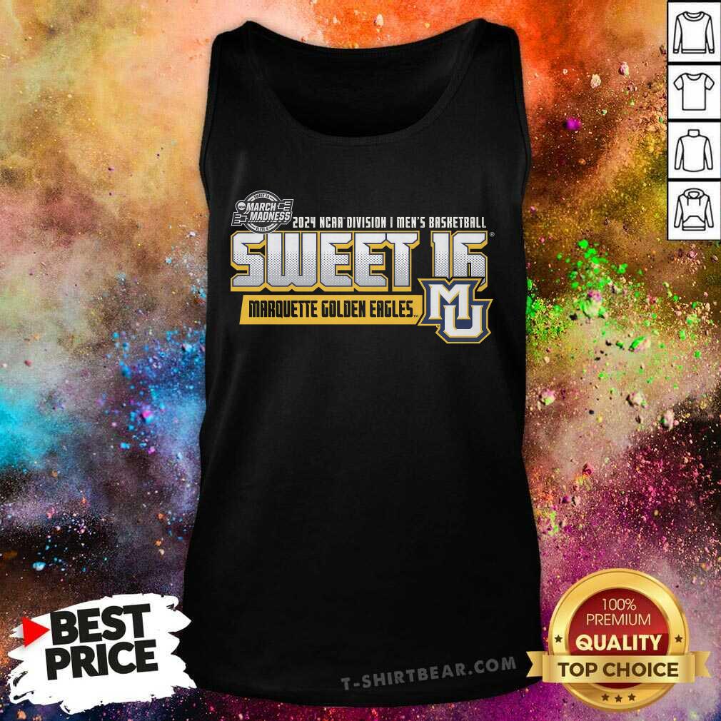 2024 NCAA Division I Men's Basketball Sweet 16 Marquette Golden Eagles tank-top